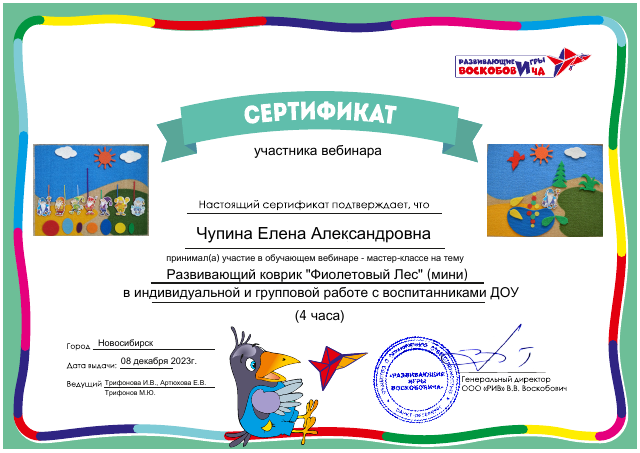 сертификат 4ФЛ мини 08.12.2023 Чупина Елена Александровна